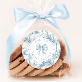 Adesivo Chuva de noiva romântica francesa Toile de Jouy