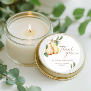 Adesivo Chuva de Peras Florais em Aquarela