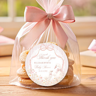 Adesivo Chuva de Pétalas de Flores Silvestres Rosa - Bebê 