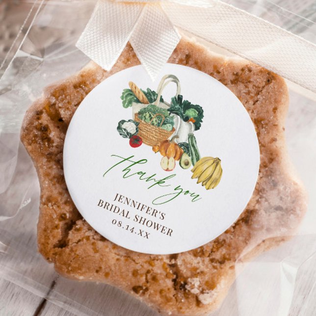 Adesivo Chuva de Presentes de Noiva - Obrigada (Criador carregado)