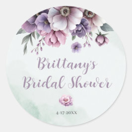 Adesivo Chuva de Presentes Lavanda & Floral Verde 