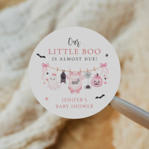 Chuva de Roupas de Fantasma de Halloween Rosa Baby