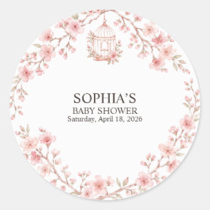 Adesivo Chuva de Sakura Baby Shower