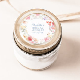 Adesivo Chuva de Soft Pastel Bridal Shower 