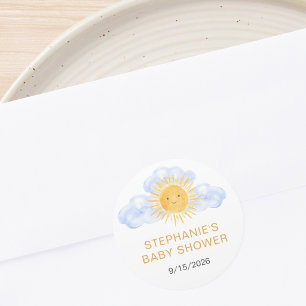 Adesivo Chuva de Sol - Baby Shower 