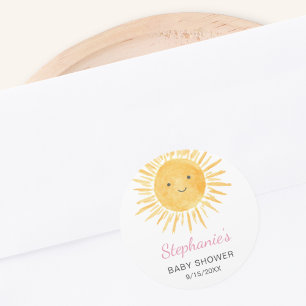 Adesivo Chuva de Sol Boho Baby Shower Meninas