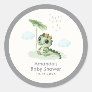 Adesivo Chuva Doce Pequeno Dragão Baby Shower