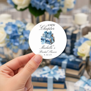 Adesivo Chuva Floral Um Novo Capítulo Chá de Noiva 