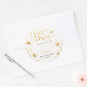 Adesivo Chuveirinho de Bebê Minimalista Oopsie Daisy
