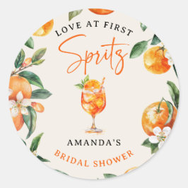 Adesivo Chuveiro de Noiva 'Elegante Amor à Primeira Spritz