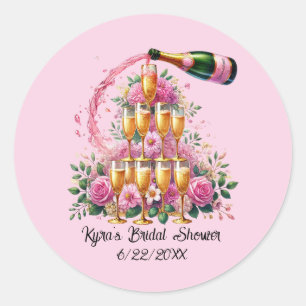 Adesivo Chuveiro de Noiva Fofo adicionar data 