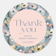 Chuveiro de Noiva Vintage Retro Obrigado