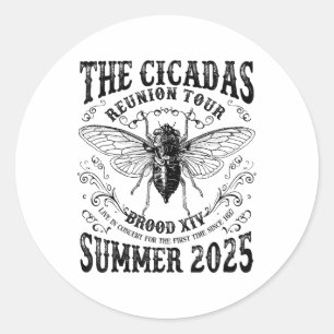 Adesivo Cicada Brood Xiv Reunion Tour Swarm Cicadas Summer