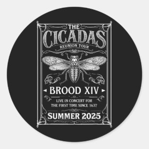 Adesivo Cicada Brood Xiv Verão de 2025 Troço De Reunião Ci