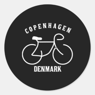 Adesivo Ciclismo Copenhague Dinamarca Gráfico