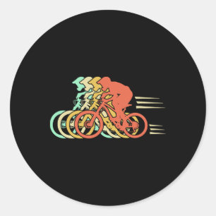 Adesivo Ciclismo de Estilo Vintage Bicicleta Montanhismo C