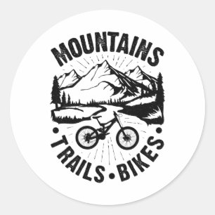 Adesivo Ciclismo de Montanha Ciclismo Bicicleta Vintage Ci