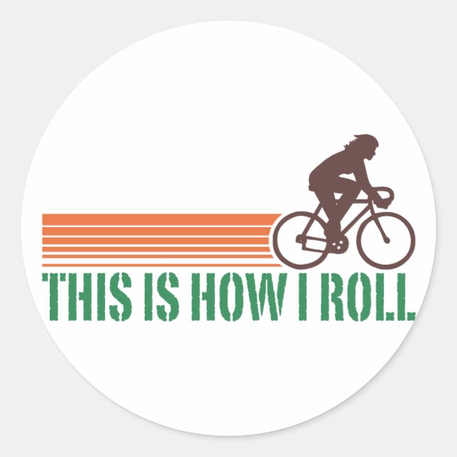 Adesivo Ciclismo (fêmea) (Frente)