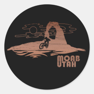 Adesivo Ciclismo Moab - Utah Mountain biking