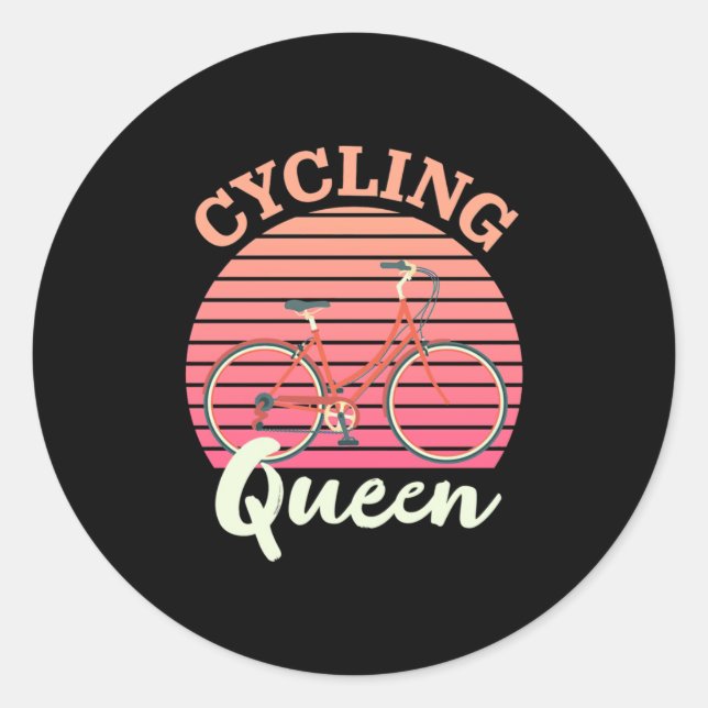 Adesivo Ciclismo Rainha (Frente)