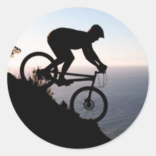 Adesivo Ciclista de Mountain Bike. Lions Head, Cidade do C