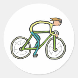 Adesivo Ciclista Stickman