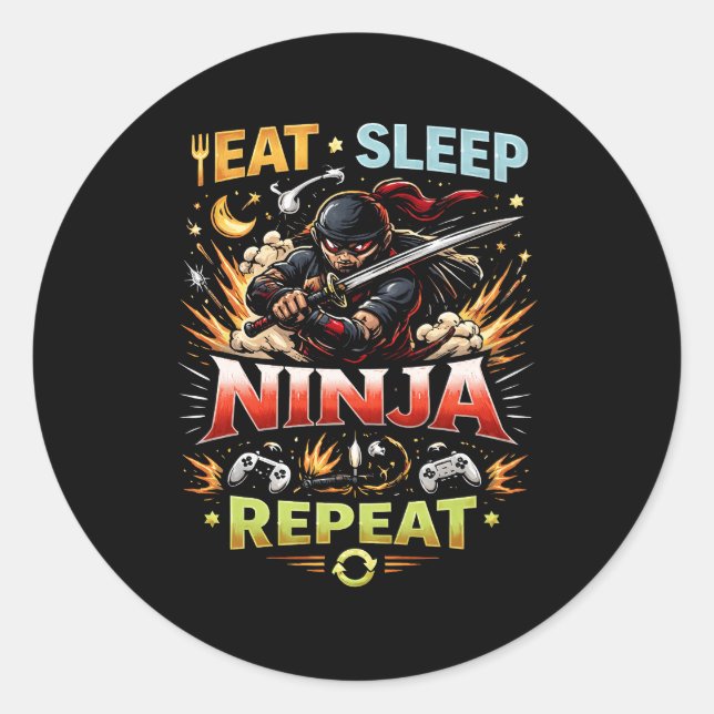 Adesivo Ciclo de Vida Ninja (Frente)
