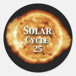 Adesivo Ciclo solar 25 Sol ativo