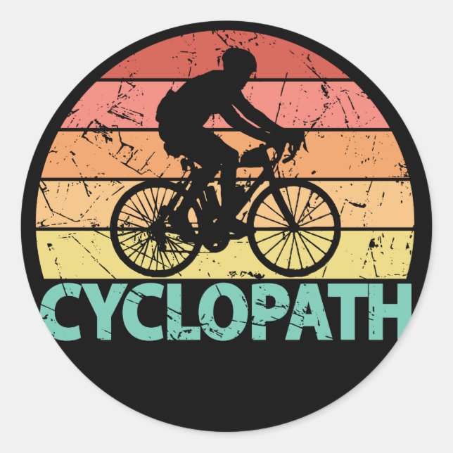 Adesivo Ciclopath Funny Cycling (Frente)
