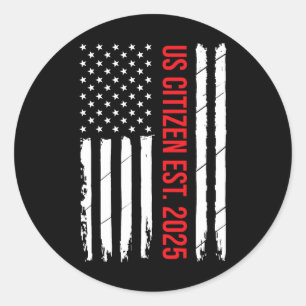 Adesivo Cidadania Americana Decoration American New Citize