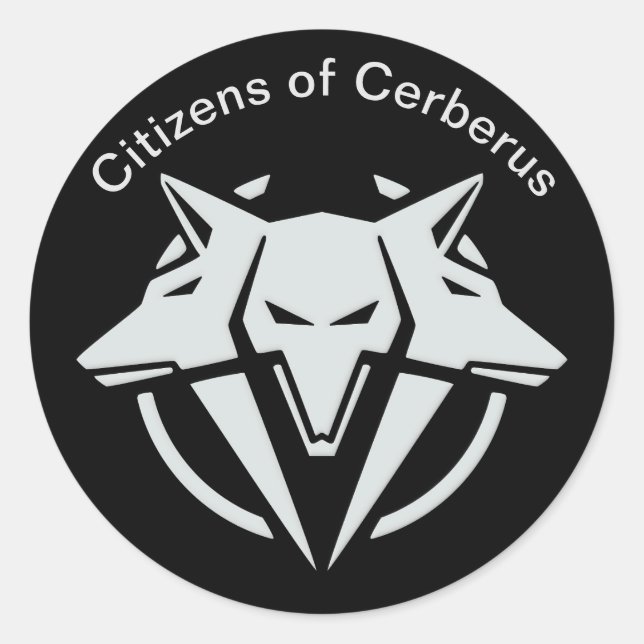 Adesivo Cidadãos de Cerberus Sticker (Frente)
