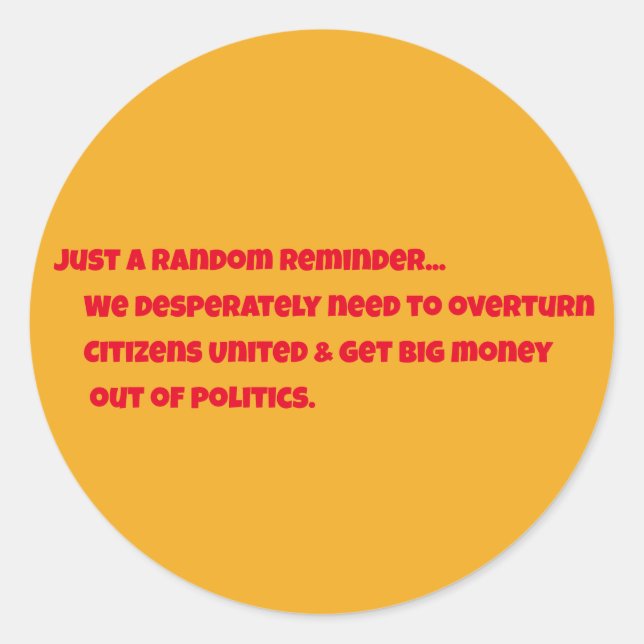 Adesivo Cidadãos United Round Sticker (Frente)