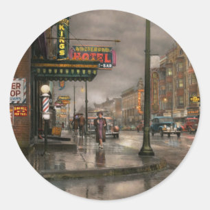 Adesivo Cidade - Amsterdã NY - Ligue 666 para Táxi 1941