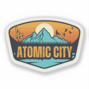 Adesivo Cidade Atômica, Idaho