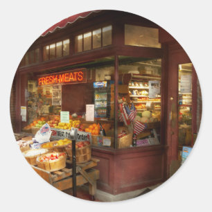 Adesivo Cidade - Boston Ma - Carnes frescas e Frutas