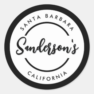 Adesivo Cidade Branca Preta Local Local Local Nome Circula