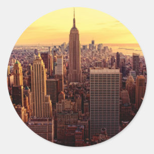 Adesivo Cidade da skyline de New York com estado do