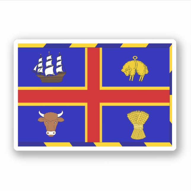 Adesivo Cidade de Adelaide (Frente)