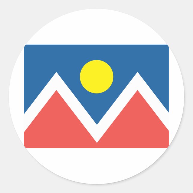 Adesivo Cidade de Denver (Frente)