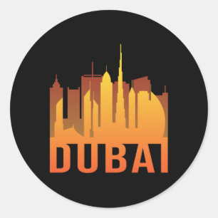 Adesivo Cidade de Dubai - Skyline Funny Gift Idea