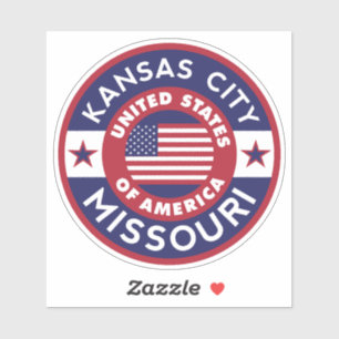 Adesivo CIDADE DE KANSAS, Missouri