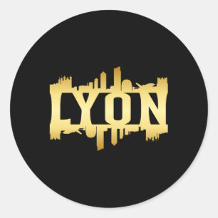 Adesivo Cidade de Lyon Skyline Cityscape Trip Engraçada I