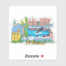 Adesivo cidade de Miami