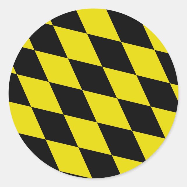 Adesivo cidade de munich bandeira da alemanha país bavaria (Frente)