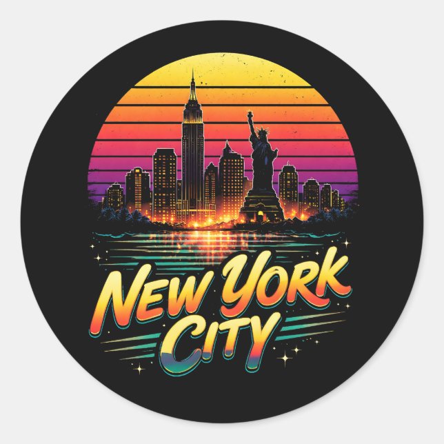 Adesivo Cidade de Nova York (Frente)