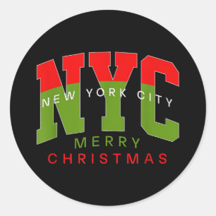 Adesivo Cidade de Nova York Nova York Feliz Natal Presente