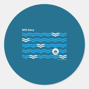 Adesivo Cidade de Nova York Nyc Ferry Ondas Swea _1