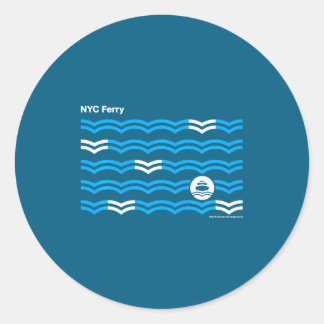 Adesivo Cidade de Nova York Nyc Ferry Ondas Swea _1
