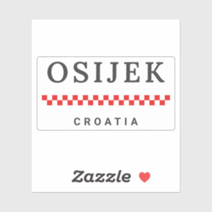 Adesivo Cidade de Osijek Croácia