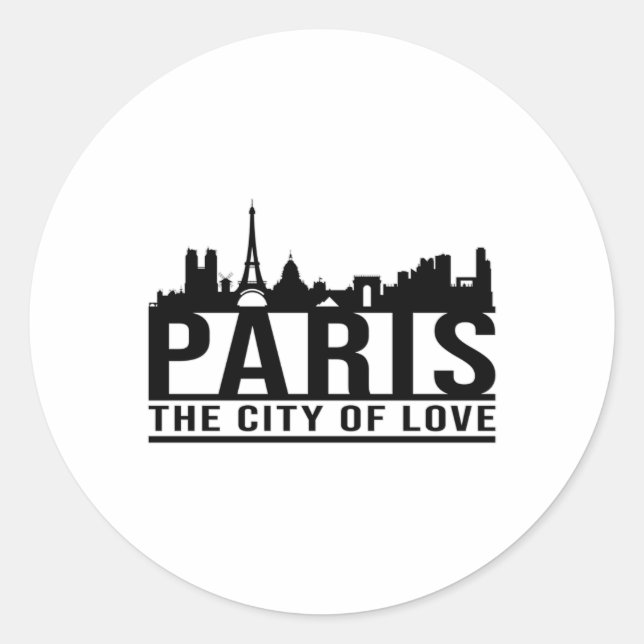 Adesivo Cidade de Paris, França, Cidade da Cidade do Cabo  (Frente)